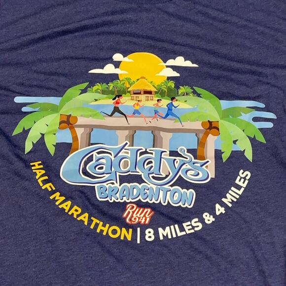 Caddys Bradenton Race Large Mens T-Shirt - Picture 3 of 4